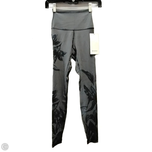 Athletic Leggings By Lululemon In Grey, Size: 2