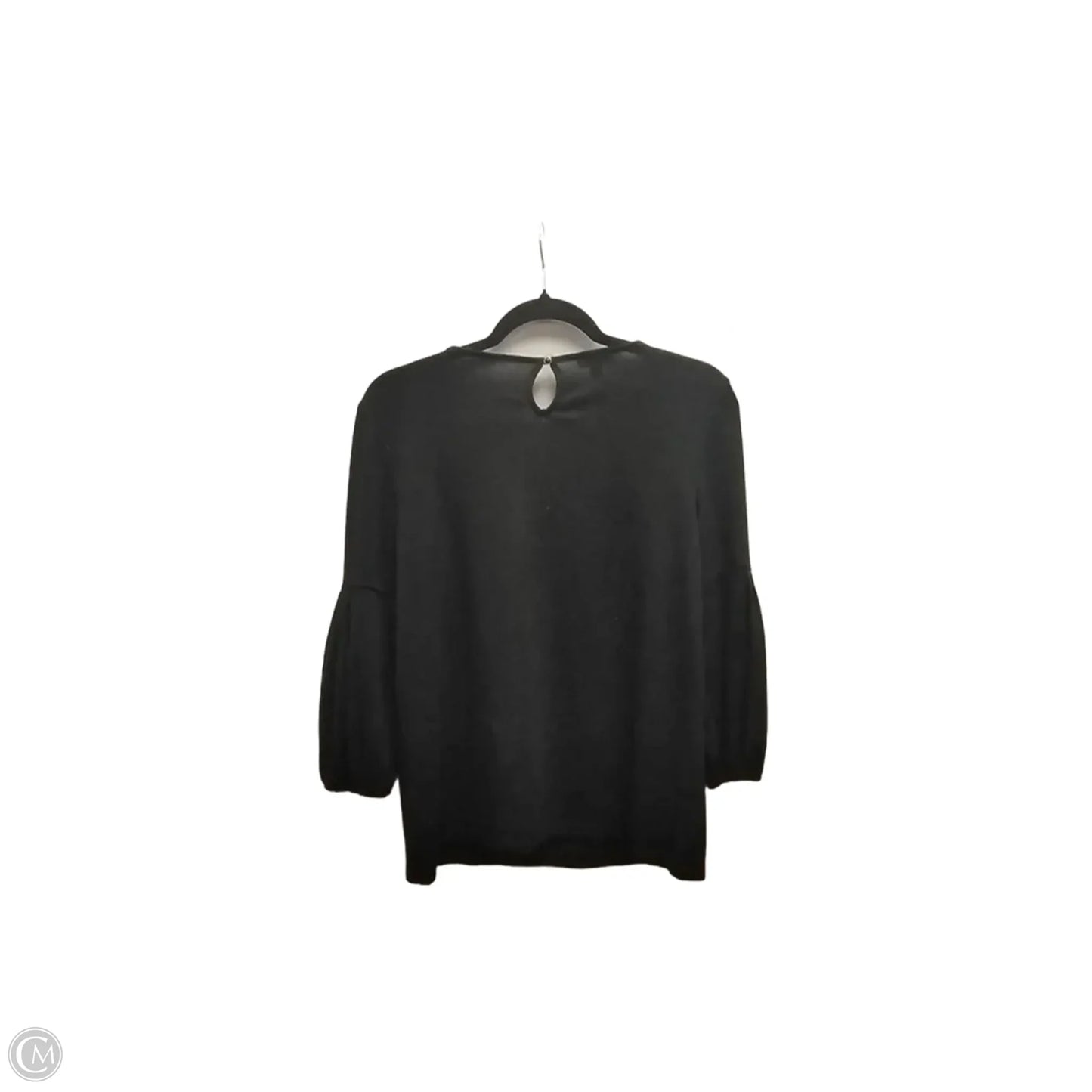 Top Long Sleeve By Talbots In Black, Size: S