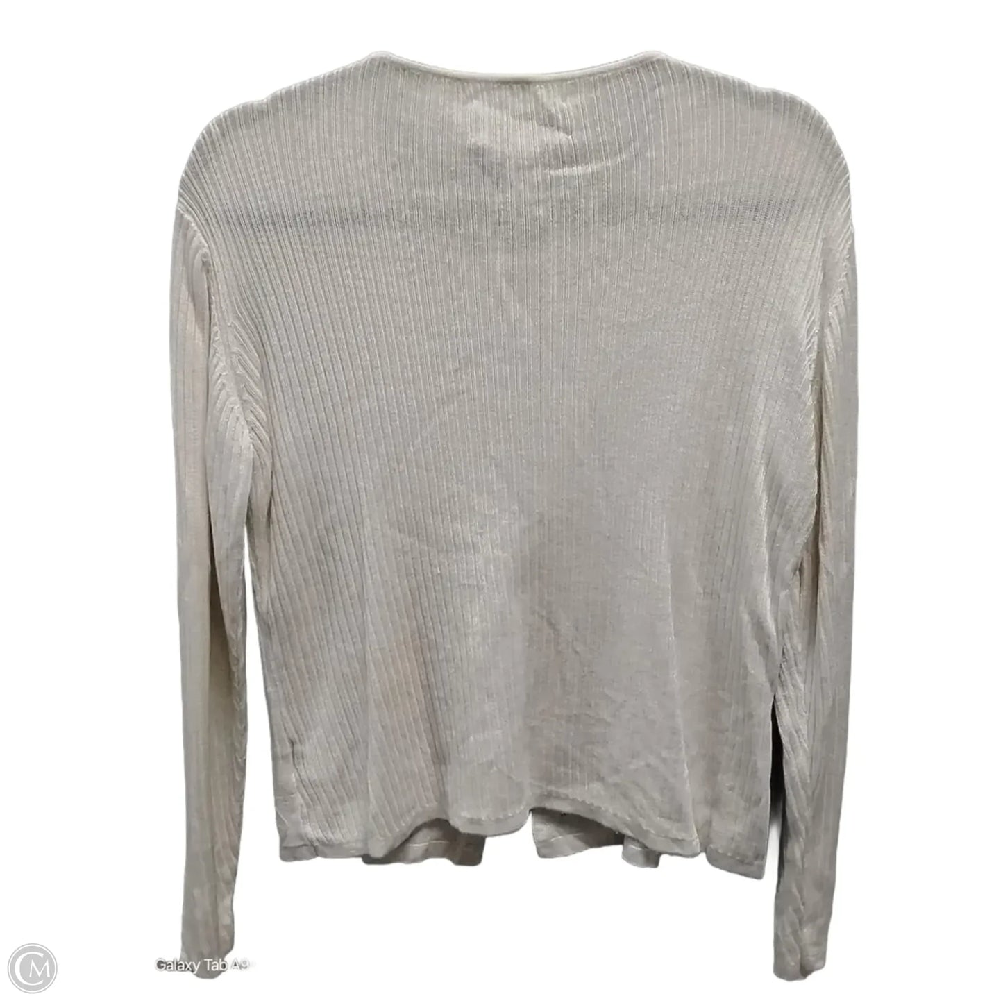 Top Long Sleeve By Worthington In White, Size: Mp