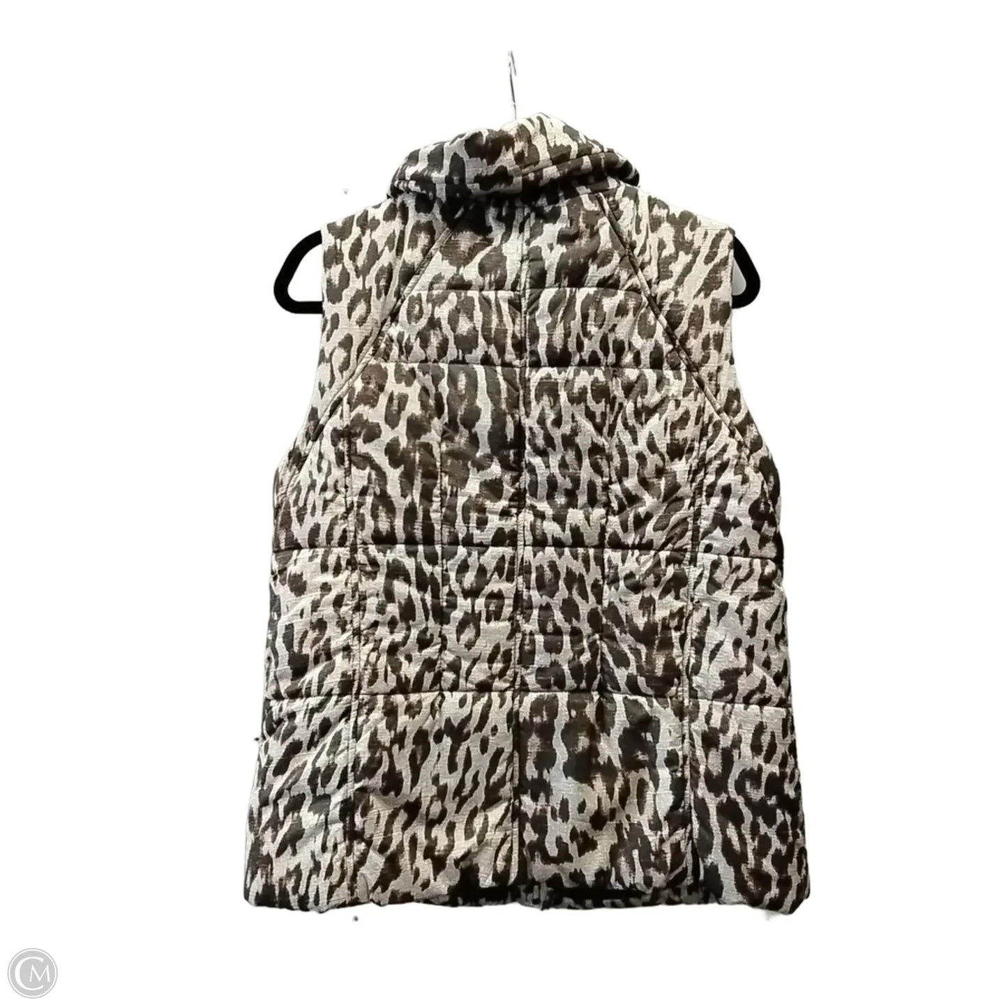 Vest Puffer & Quilted By Cabi In Animal Print, Size: M