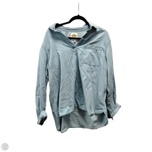 Top Long Sleeve By C And C In Blue, Size: Xl