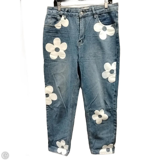 Jeans Wide Leg By Clothes Mentor In Blue Denim, Size: 14