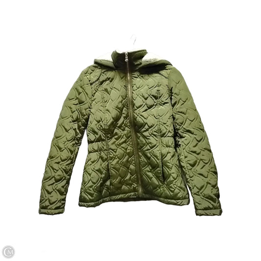 Coat Puffer & Quilted By Ci Sono In Green, Size: M