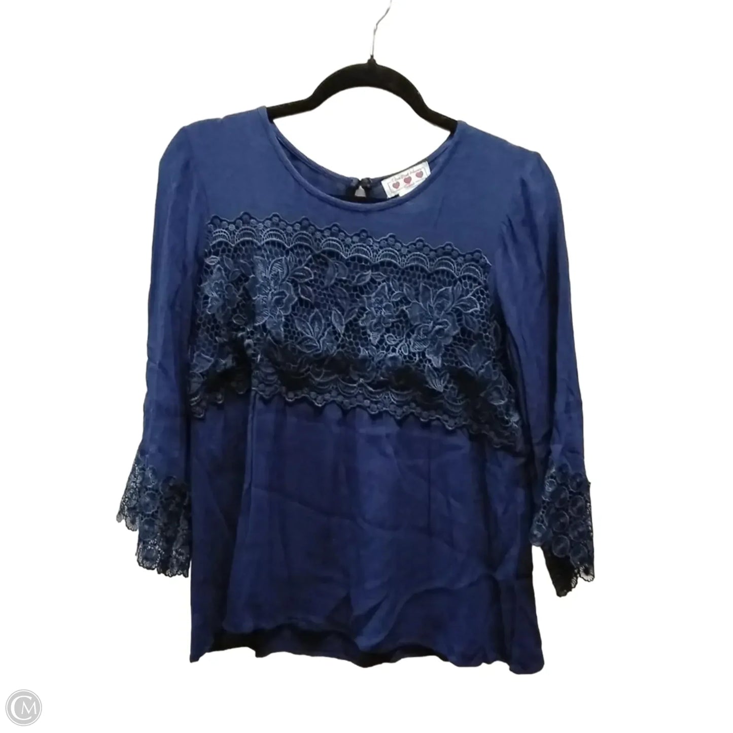 Top Long Sleeve By Clothes Mentor In Blue, Size: L