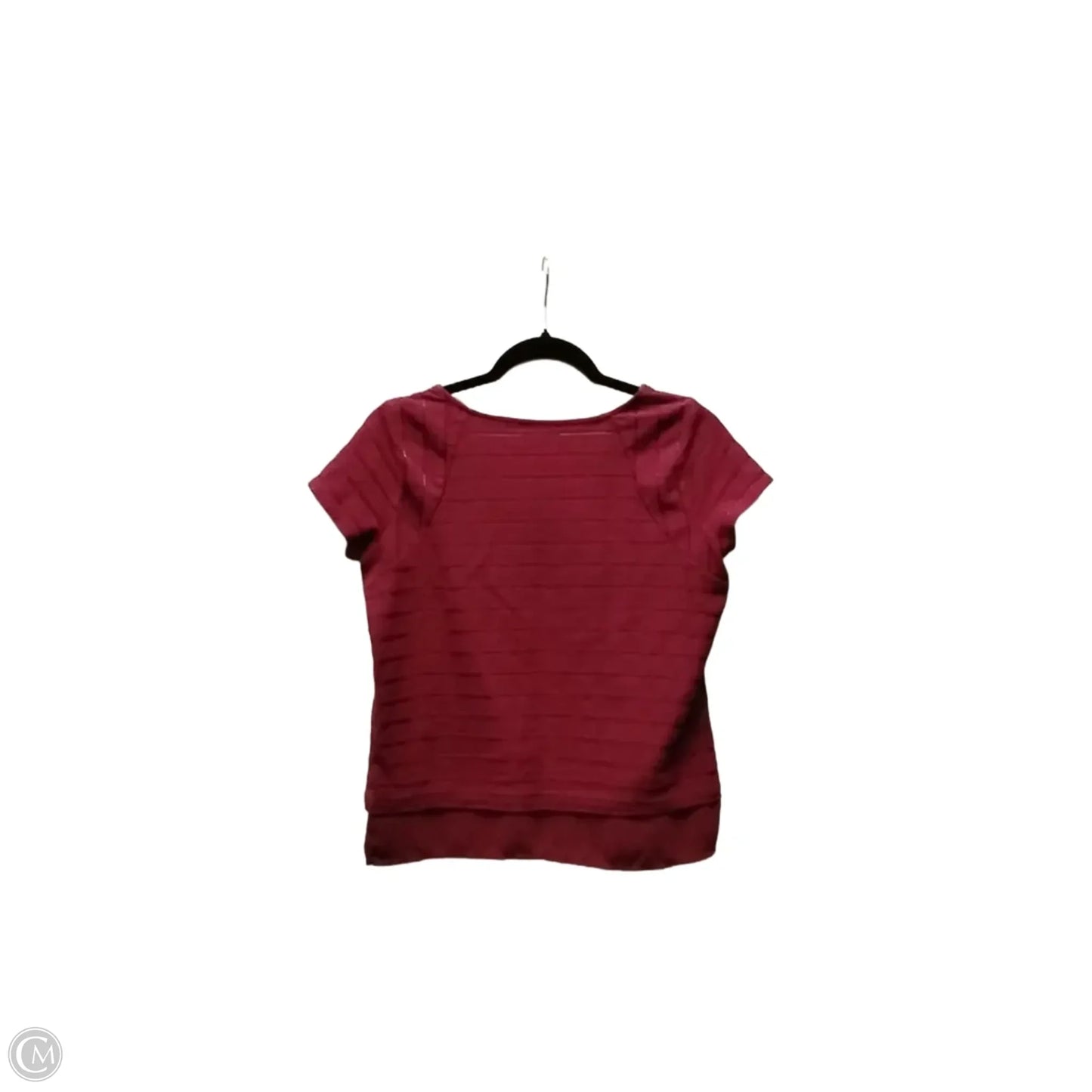 Top Short Sleeve By Clothes Mentor In Red, Size: S