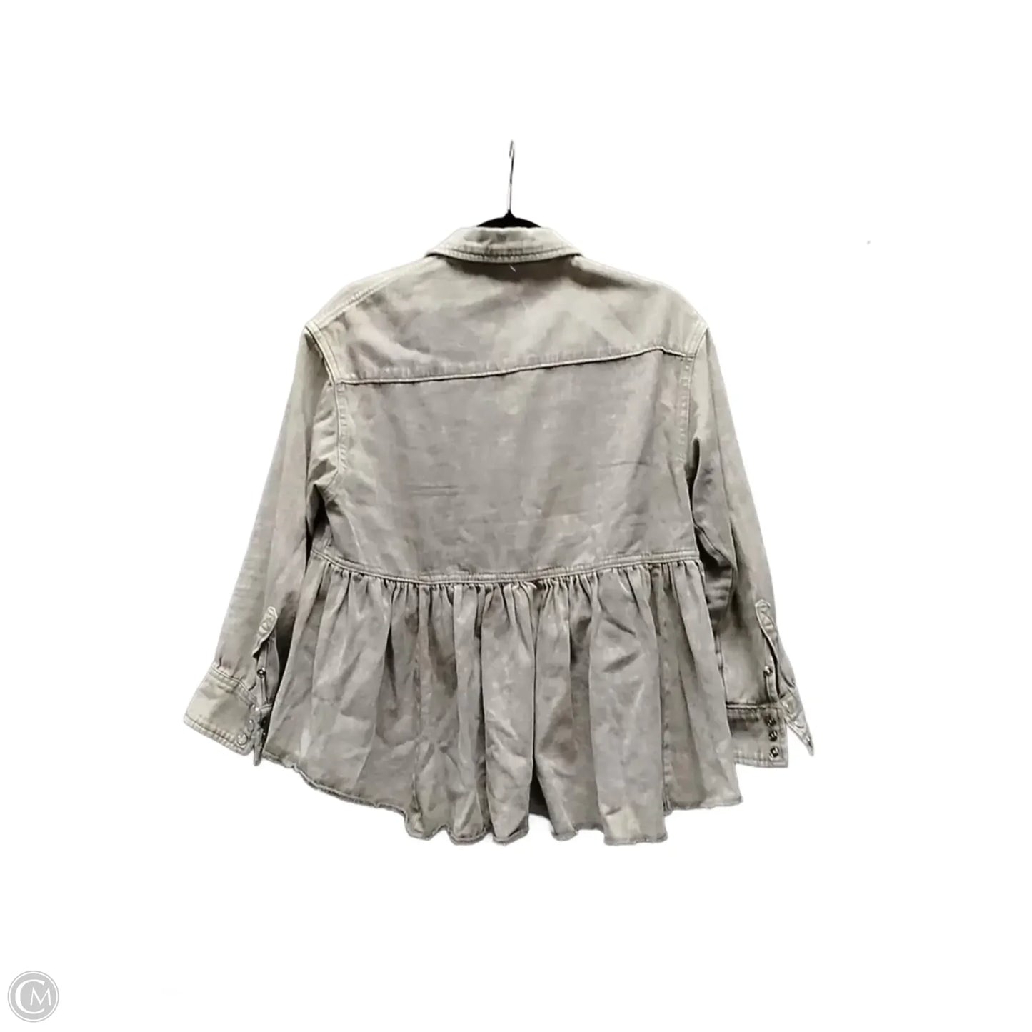 Jacket Denim By 143 Story In Green, Size: S