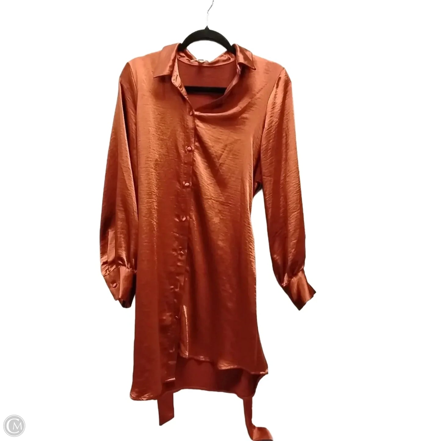 Dress Casual Short By Gianni Bini In Orange, Size: M