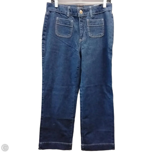 Jeans Wide Leg By Talbots In Blue, Size: 6
