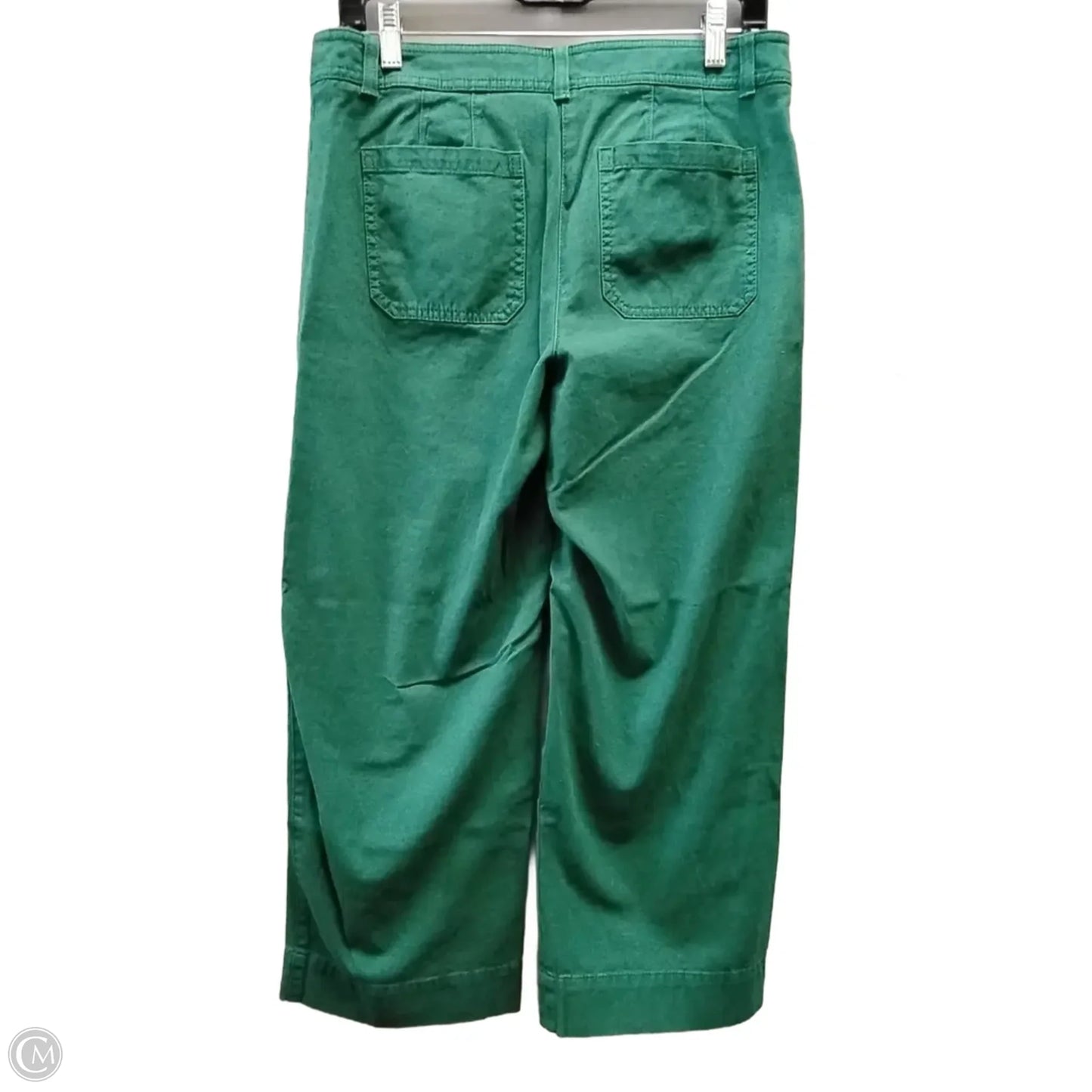 Jeans Wide Leg By Talbots In Green, Size: 6p