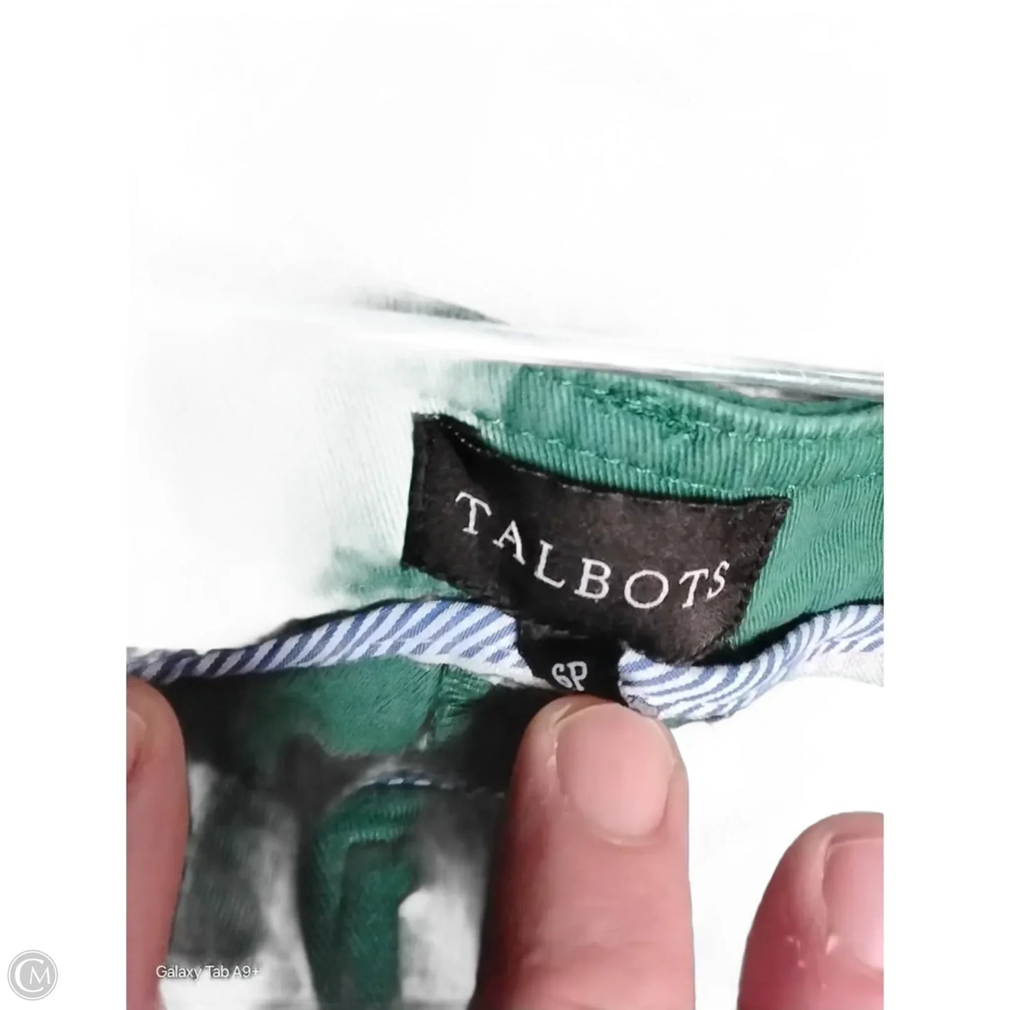 Jeans Wide Leg By Talbots In Green, Size: 6p