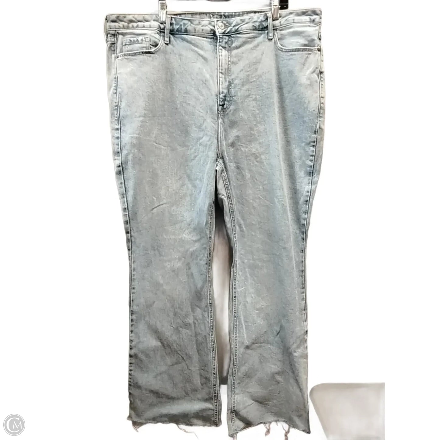 Jeans Flared By Old Navy In Blue Denim, Size: 22