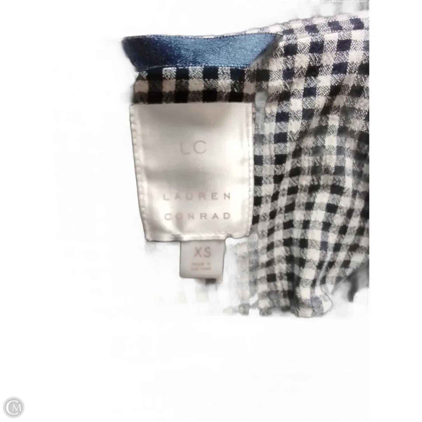 Top Long Sleeve By Clothes Mentor In Plaid Pattern, Size: Xs