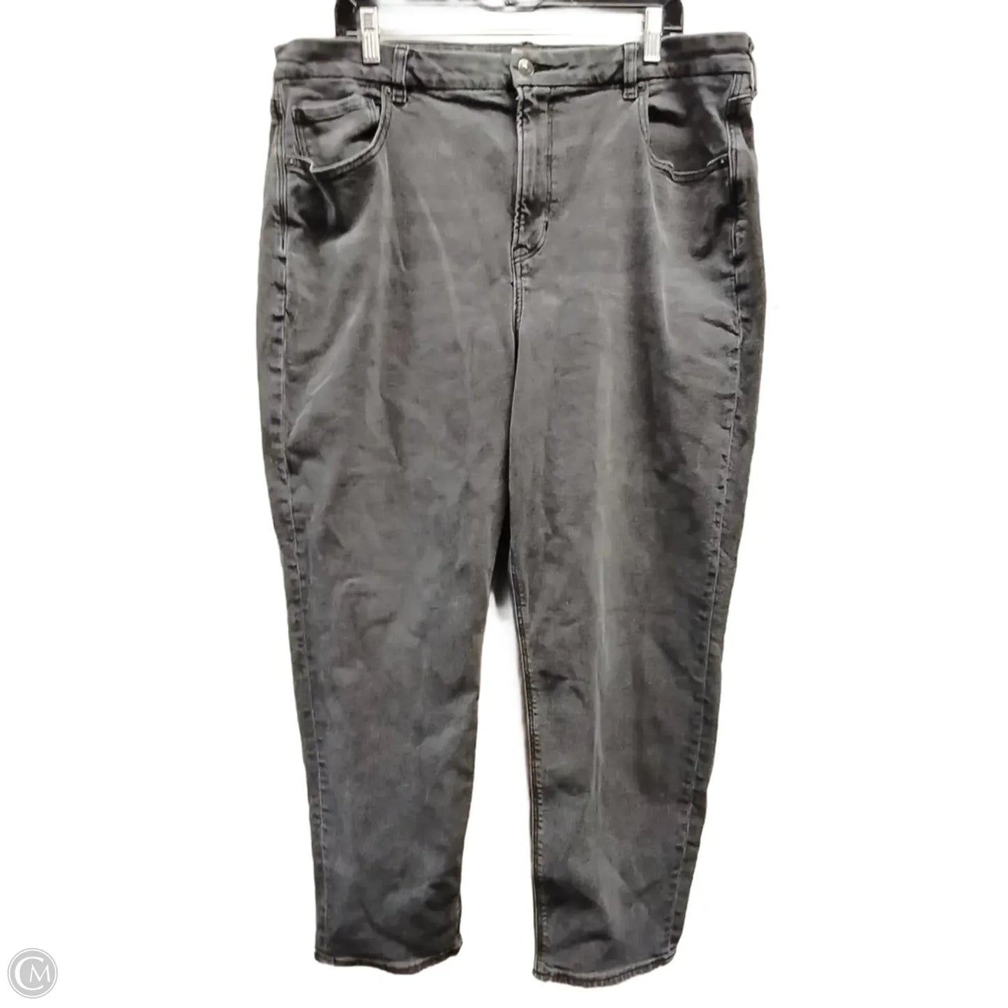 Jeans Wide Leg By American Eagle In Black, Size: 20