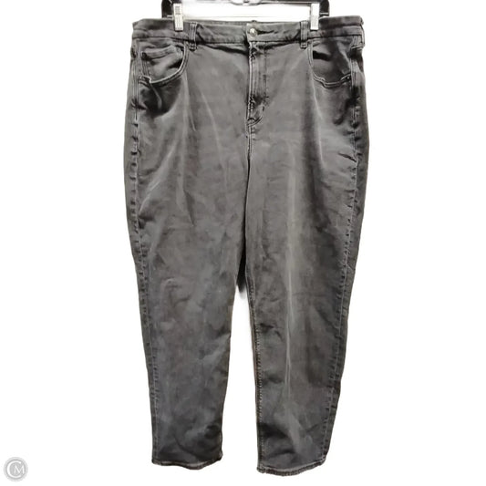 Jeans Wide Leg By American Eagle In Black, Size: 20