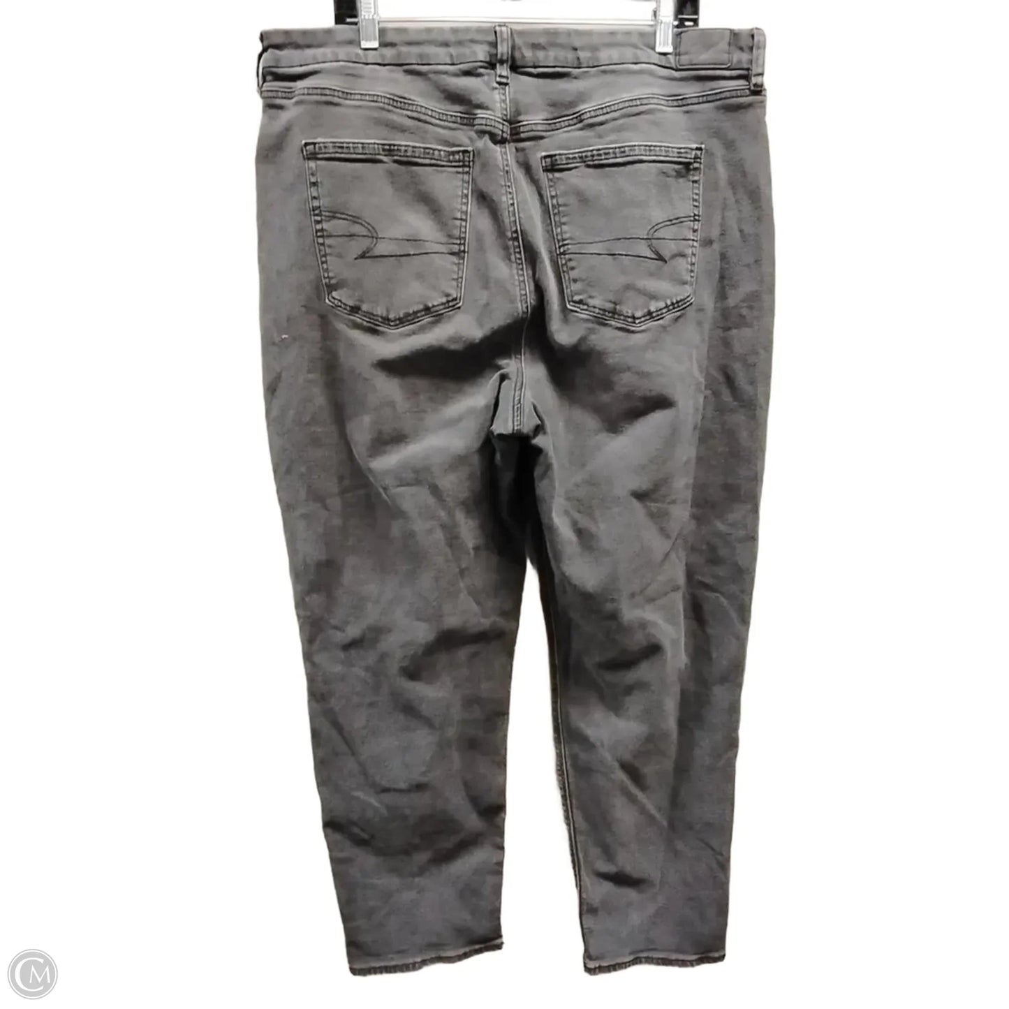 Jeans Wide Leg By American Eagle In Black, Size: 20