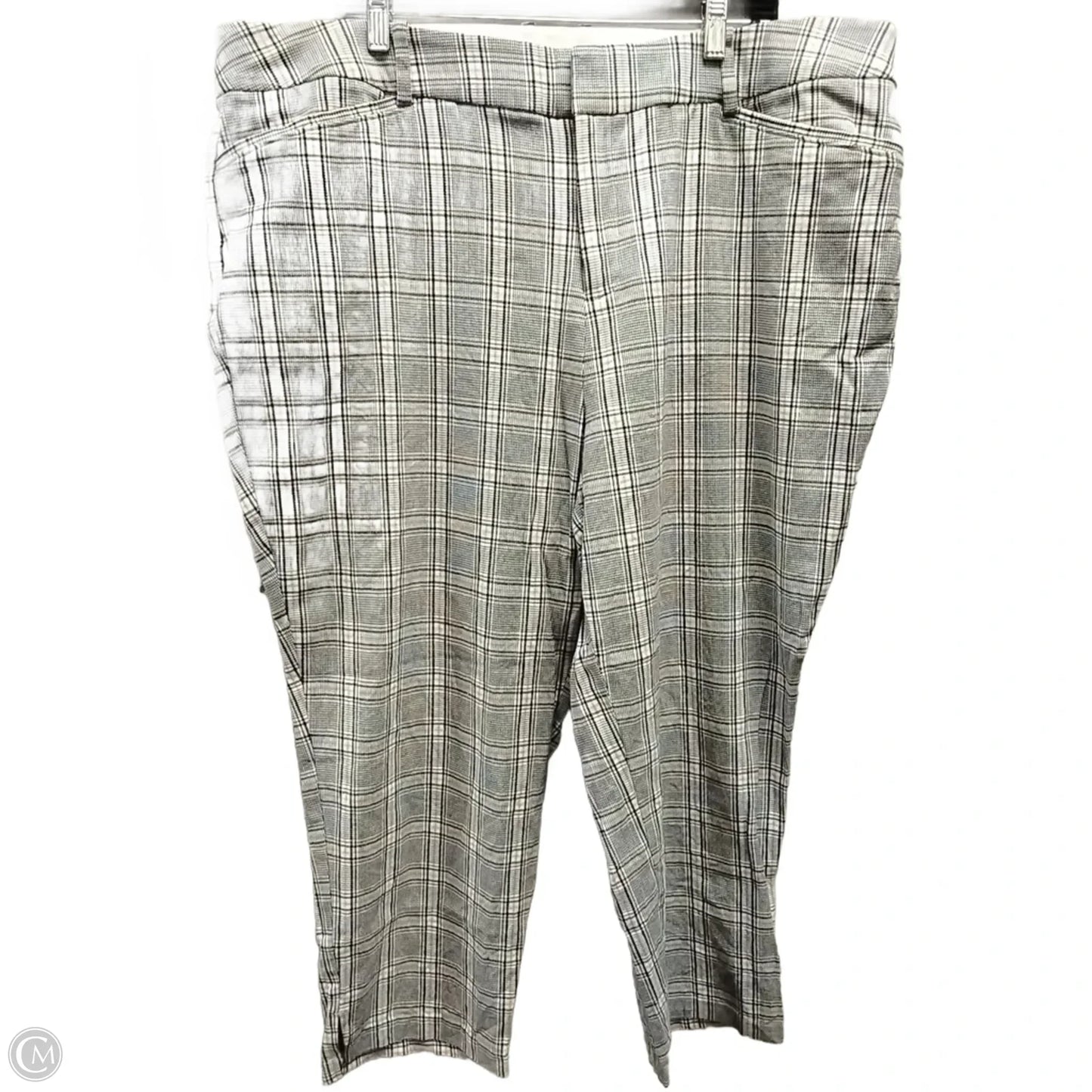 Pants Dress By Ava & Viv In Plaid Pattern, Size: 20