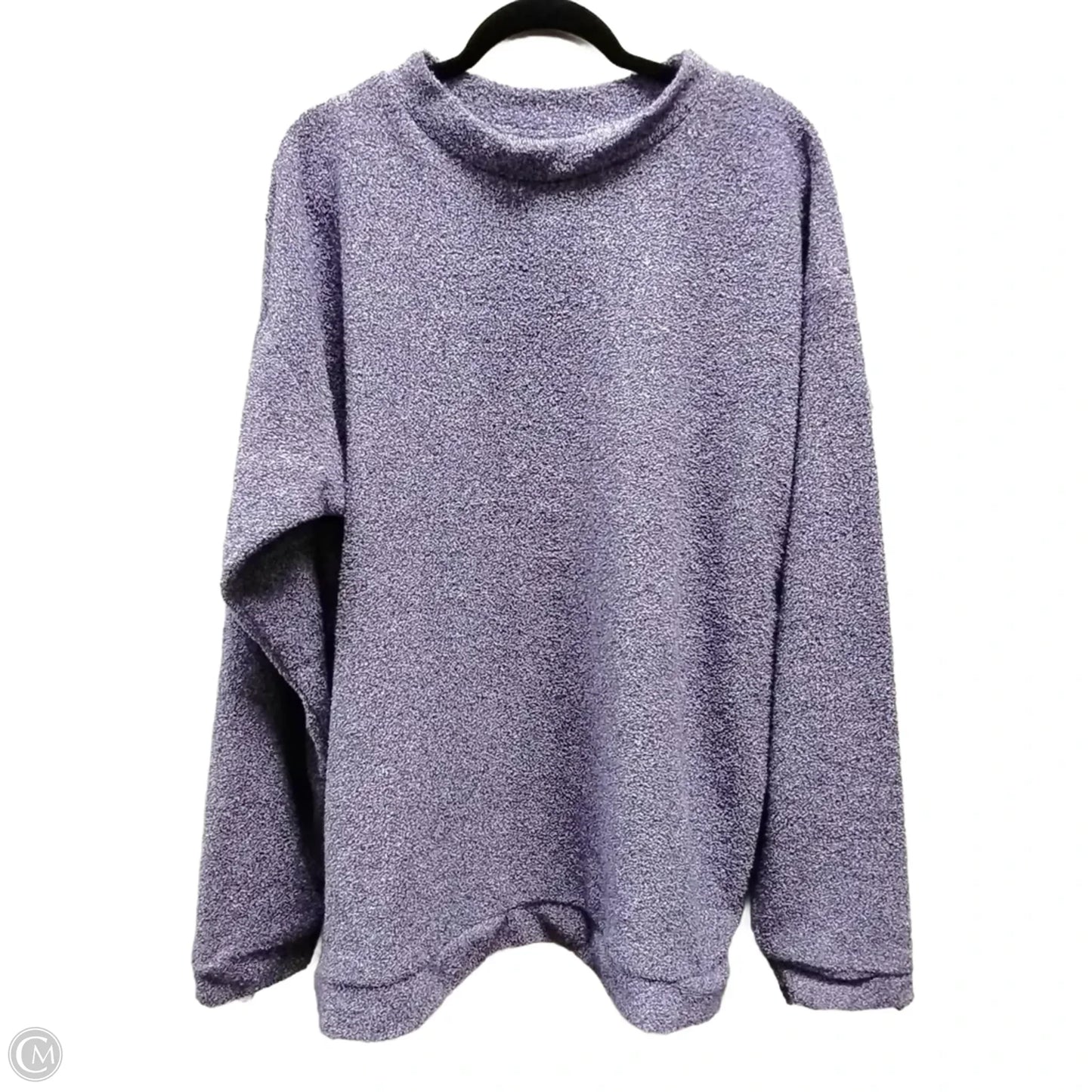 Sweater By Clothes Mentor In Purple, Size: Xxl