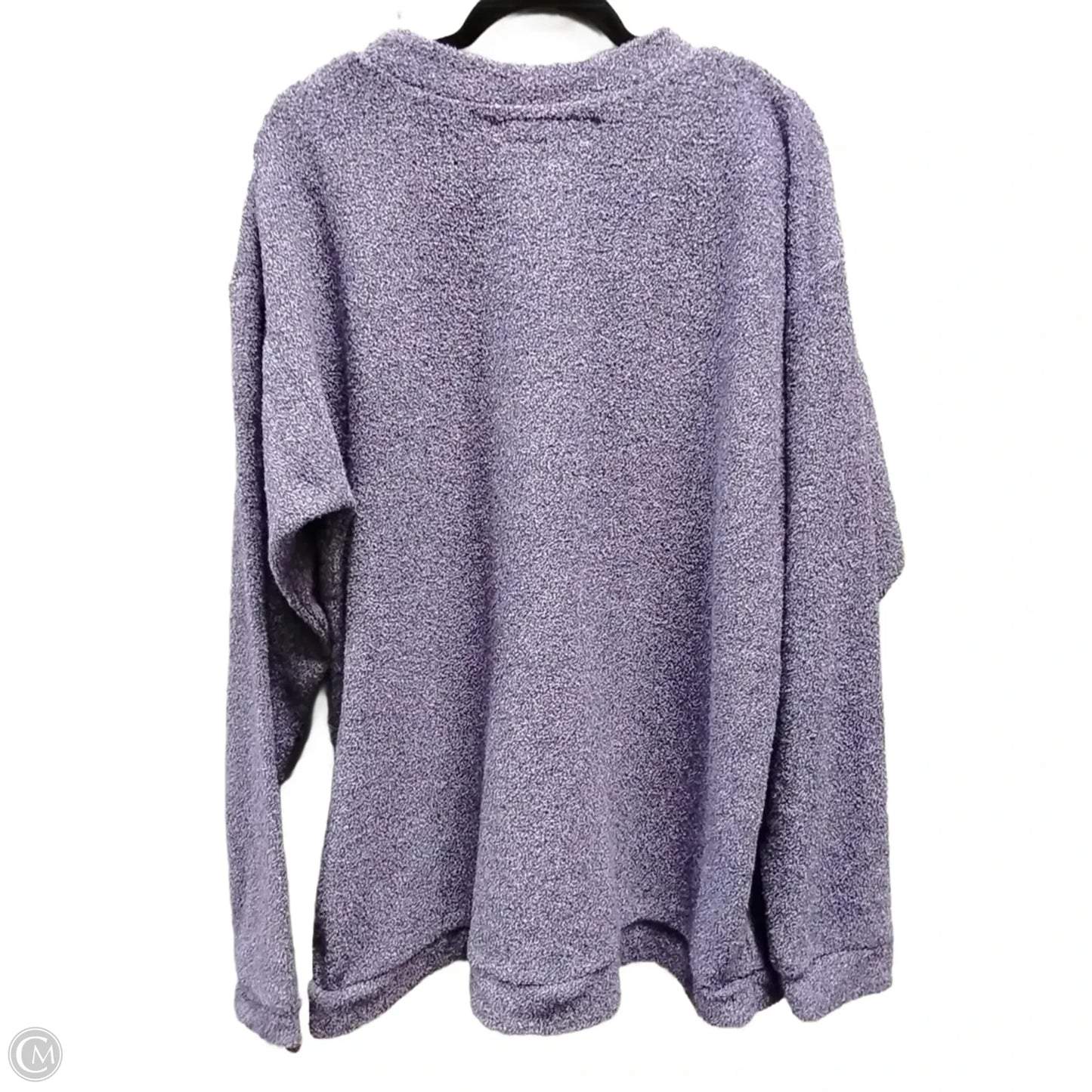 Sweater By Clothes Mentor In Purple, Size: Xxl