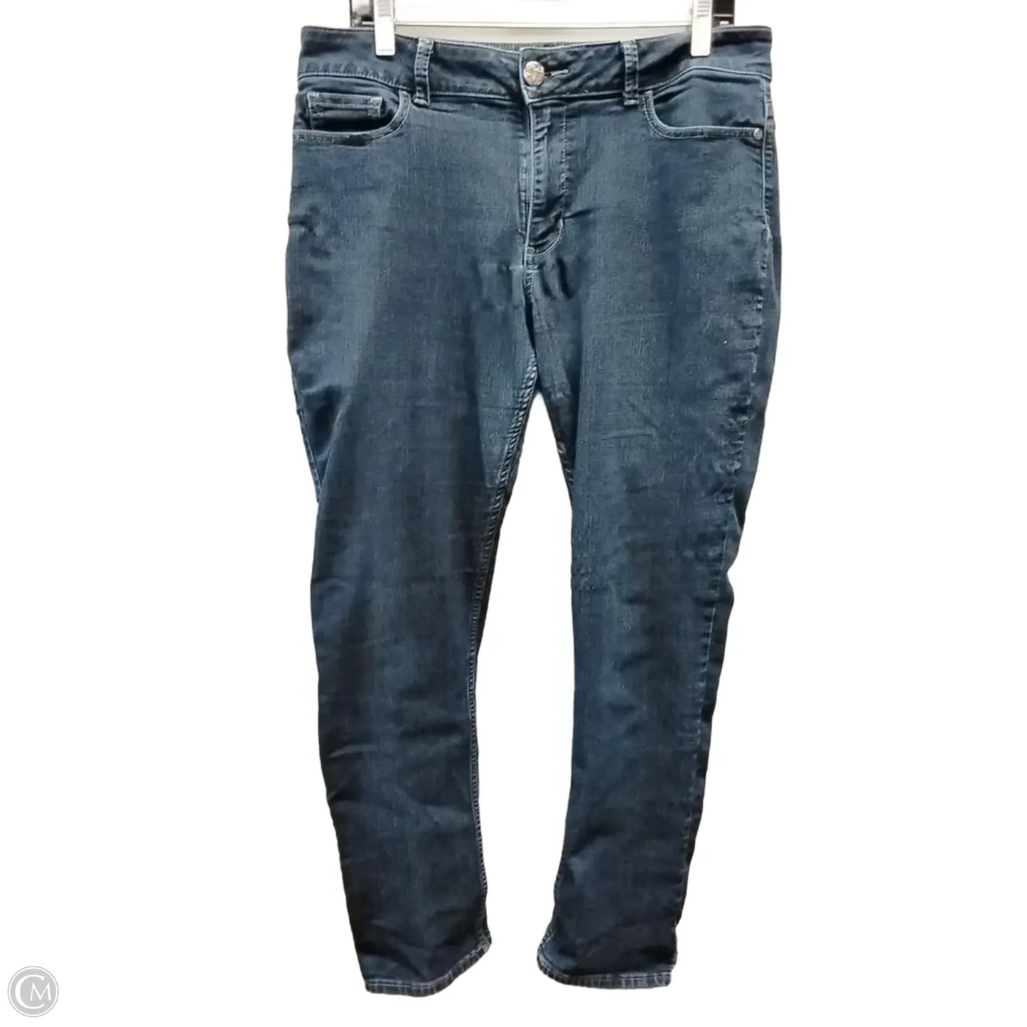 Jeans Skinny By Riders In Blue Denim, Size: 14p