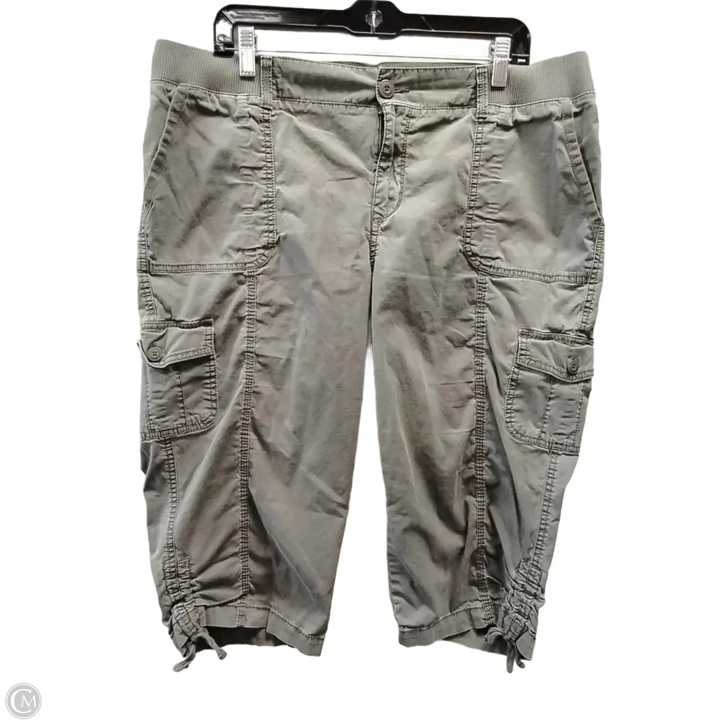 Pants Cropped By Sonoma In Green, Size: 16w