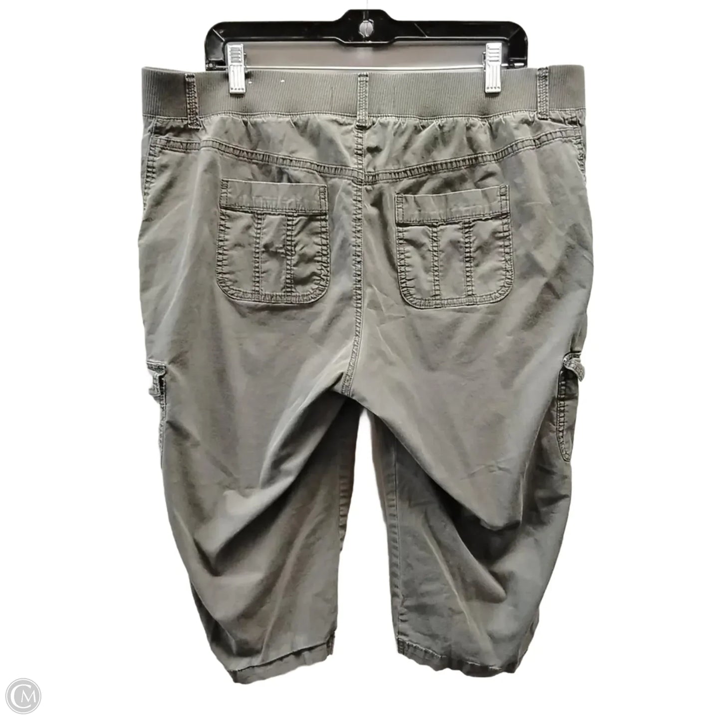 Pants Cropped By Sonoma In Green, Size: 16w