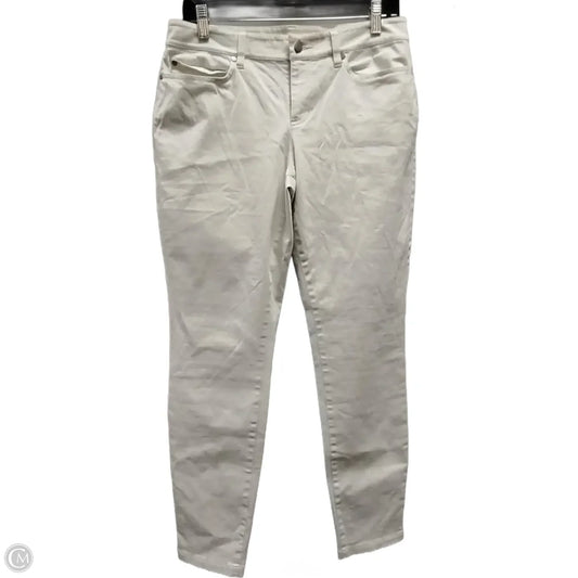 Pants Cropped By Eileen Fisher In White, Size: 8p