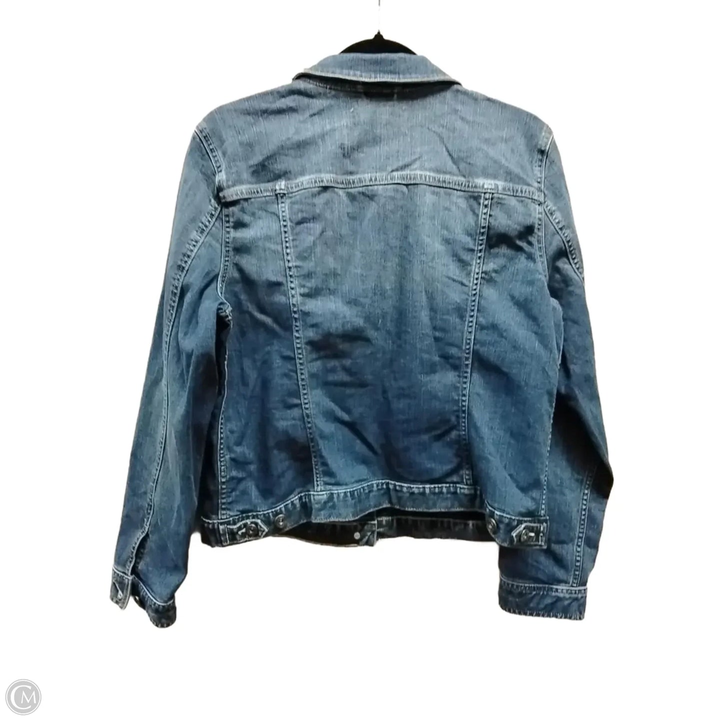Jacket Denim By Vince Camuto In Blue Denim, Size: L