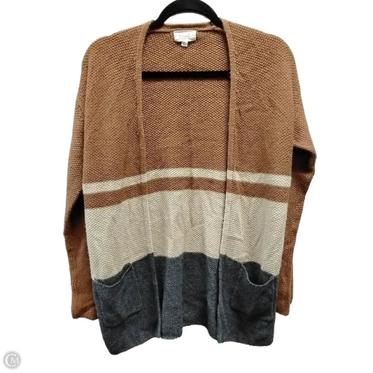 Cardigan By Be Cool In Striped Pattern, Size: M