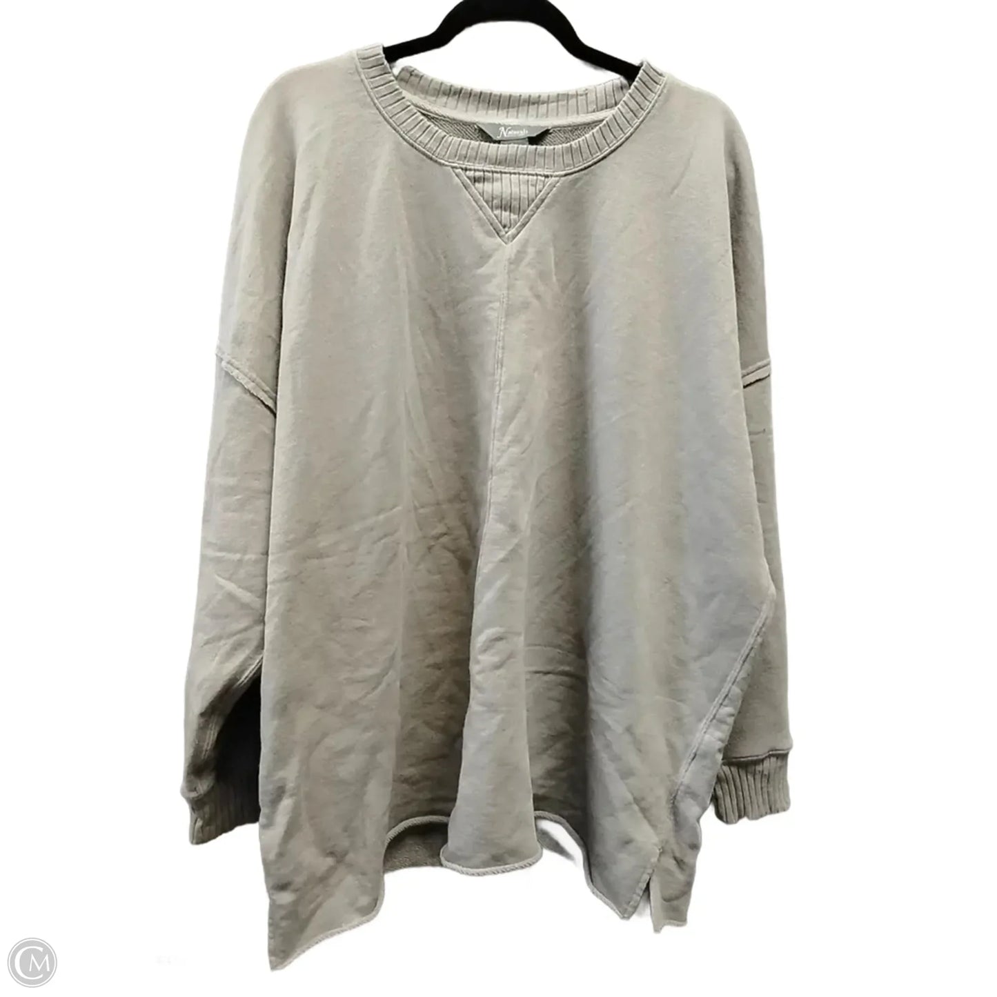 Sweatshirt Crewneck By Natural Reflections In Brown, Size: Xl