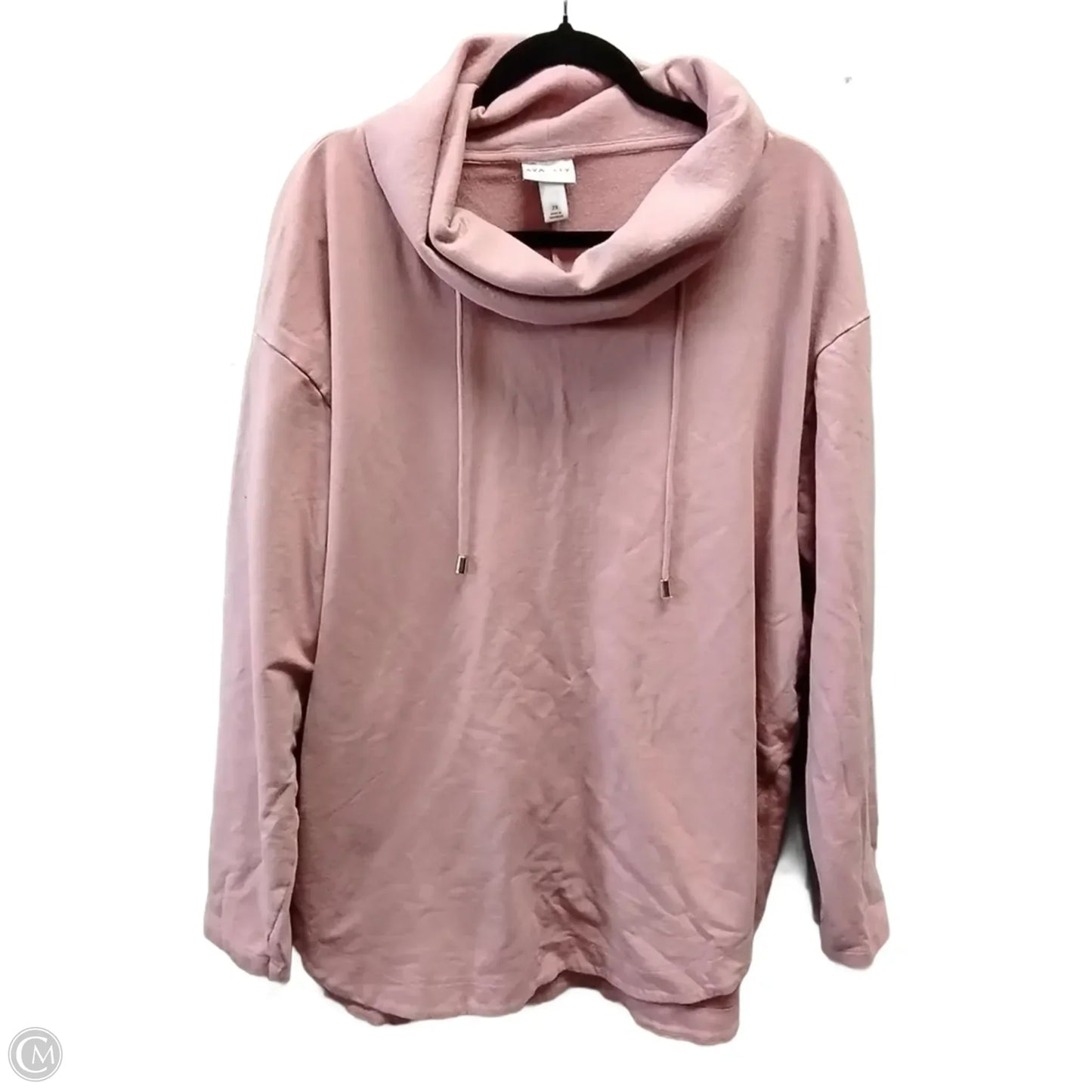 Sweatshirt Collar By Ava & Viv In Pink, Size: 2x