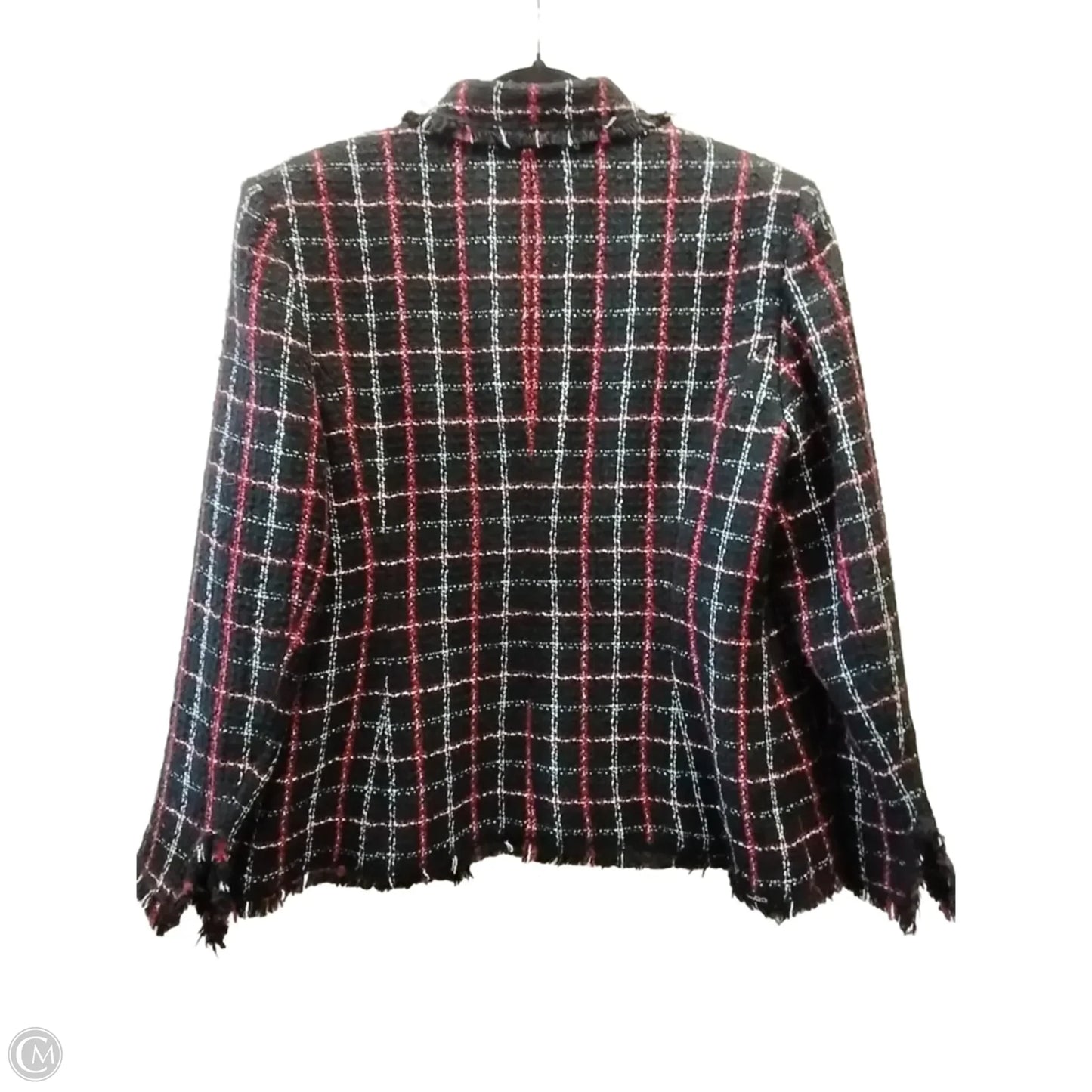Blazer By Kasper In Plaid Pattern, Size: 16