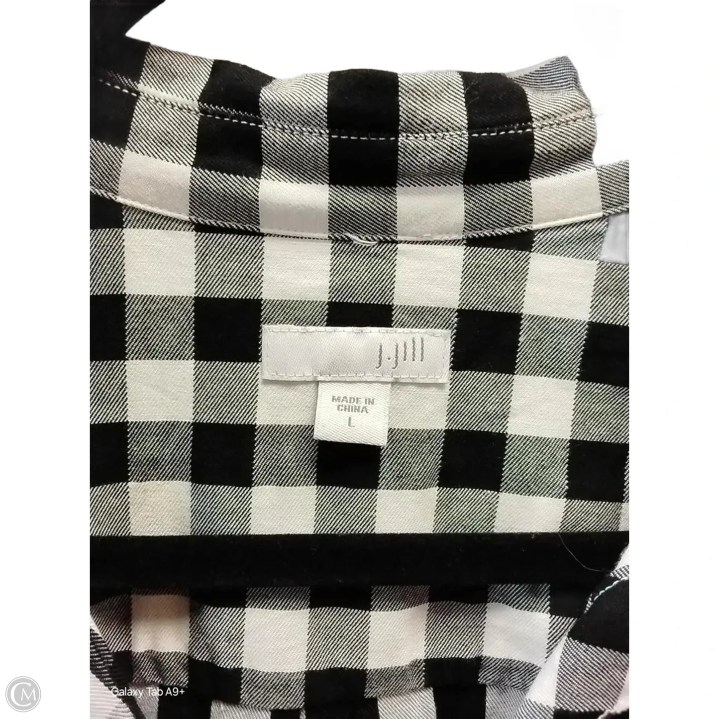 Dress Casual Short By J. Jill In Plaid Pattern, Size: L