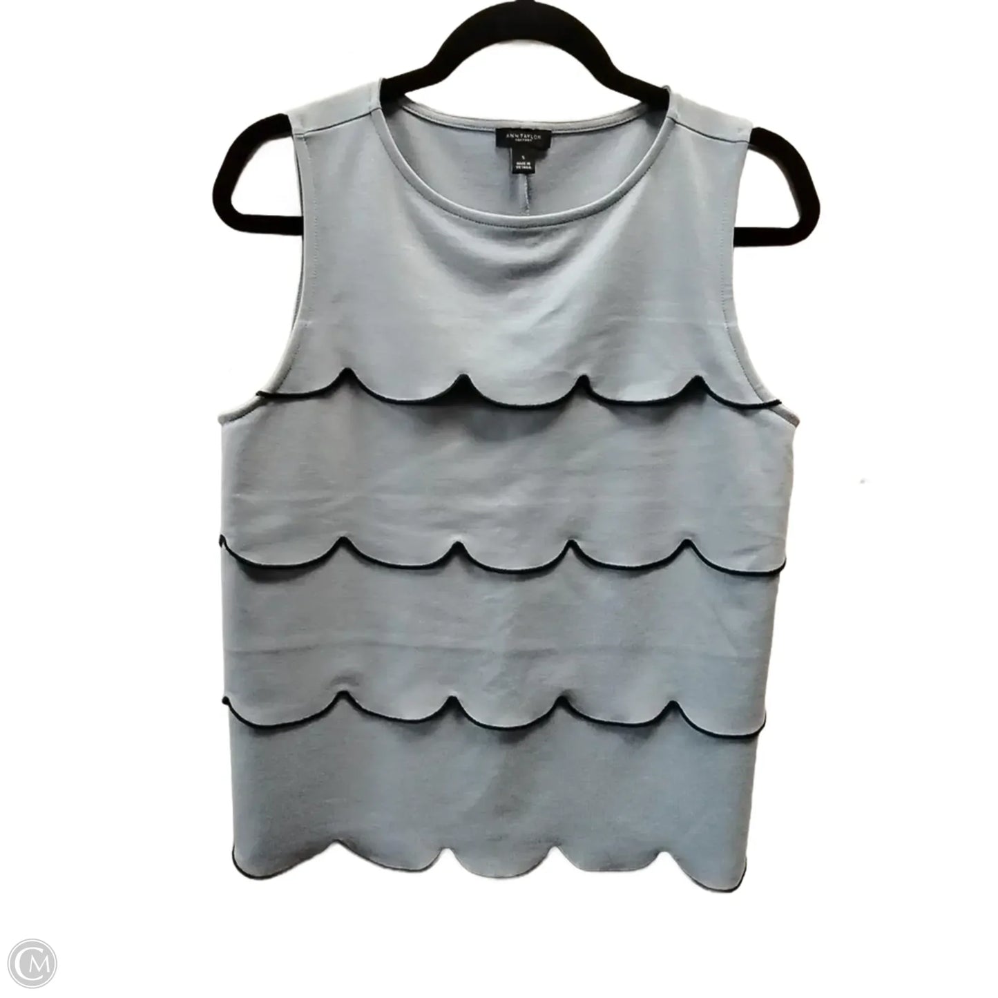 Top Sleeveless By Ann Taylor In Blue, Size: S
