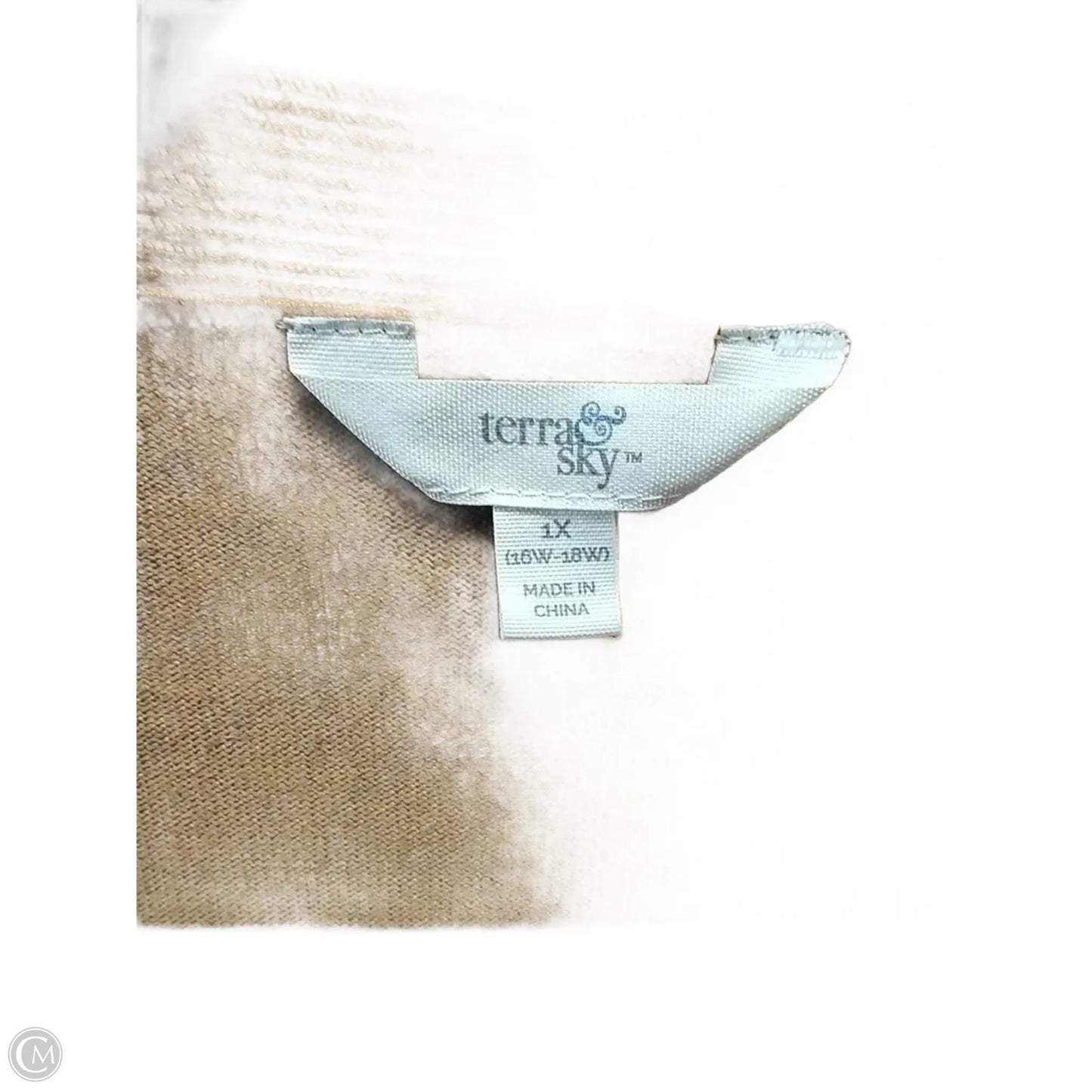 Cardigan By Terra & Sky In Animal Print, Size: 1x