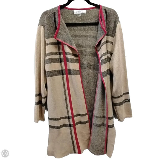Cardigan By Kasper In Multi-colored, Size: Xl