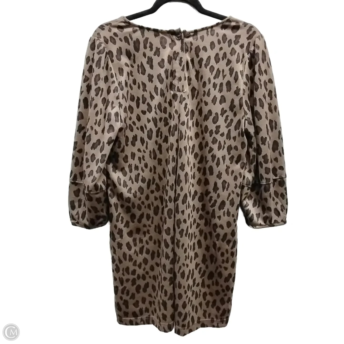 Top Short Sleeve By Very J In Animal Print, Size: L