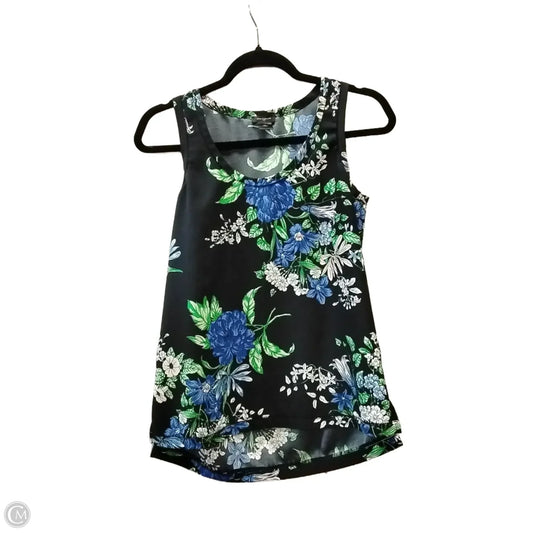 Top Sleeveless By Ann Taylor In Floral Print, Size: Xs