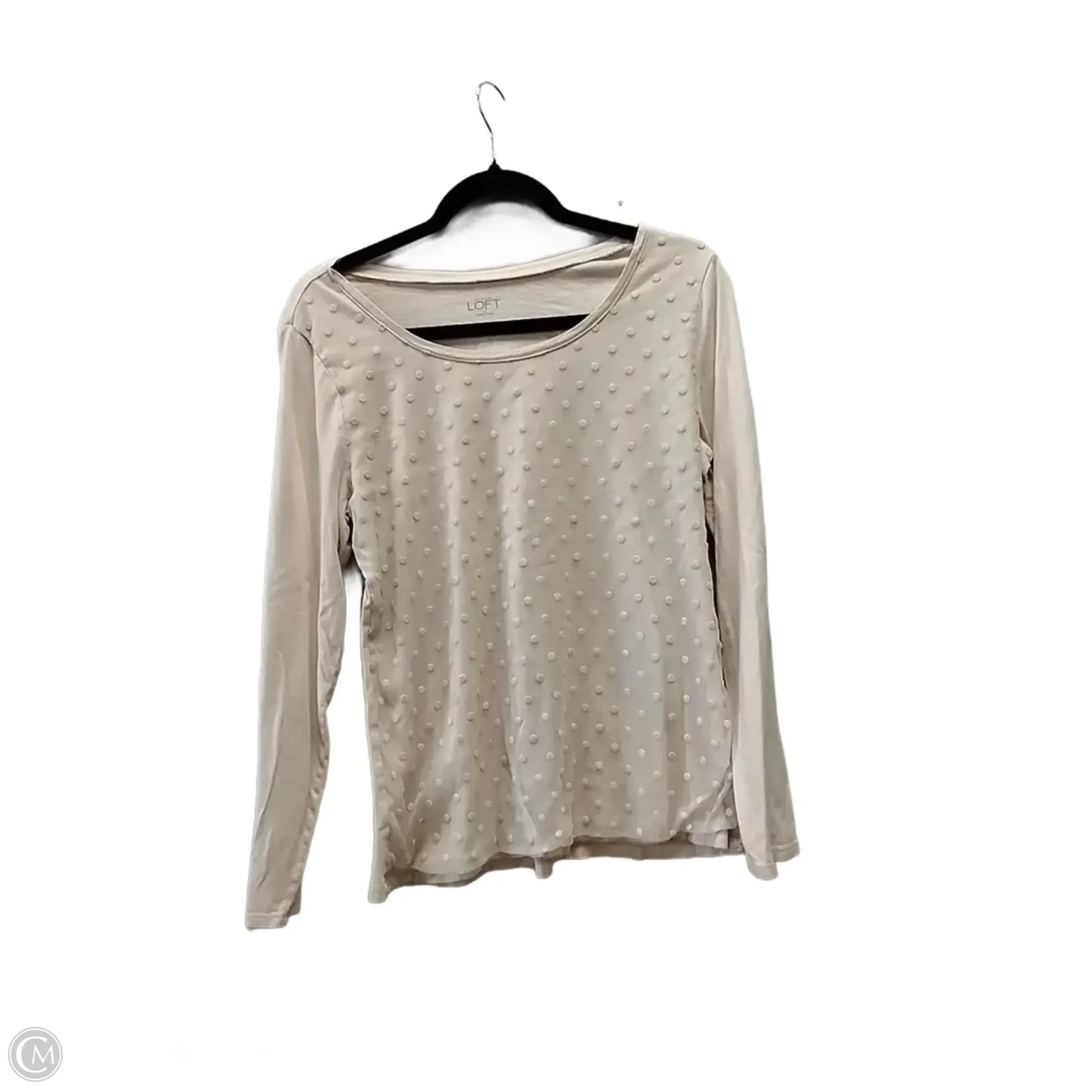 Top Long Sleeve By Loft In Pink, Size: L