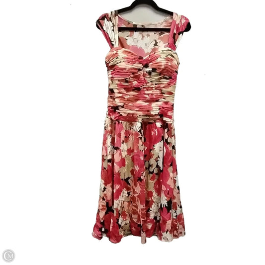 Dress Casual Midi By Sangria In Nautical Print, Size: 14