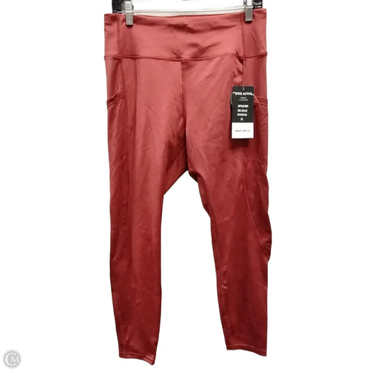 Athletic Leggings By Clothes Mentor In Red, Size: Xl