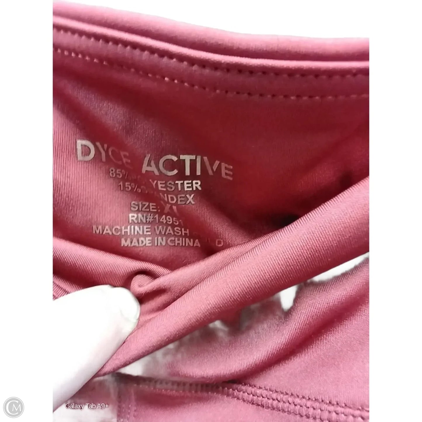 Athletic Leggings By Clothes Mentor In Red, Size: Xl