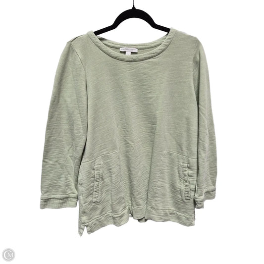 Sweatshirt Crewneck By Pure Jill In Green, Size: M
