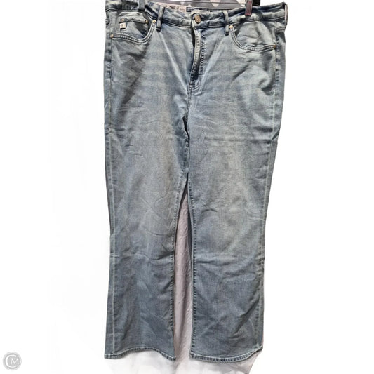 Jeans Boot Cut By Seven 7 In Blue Denim, Size: 16