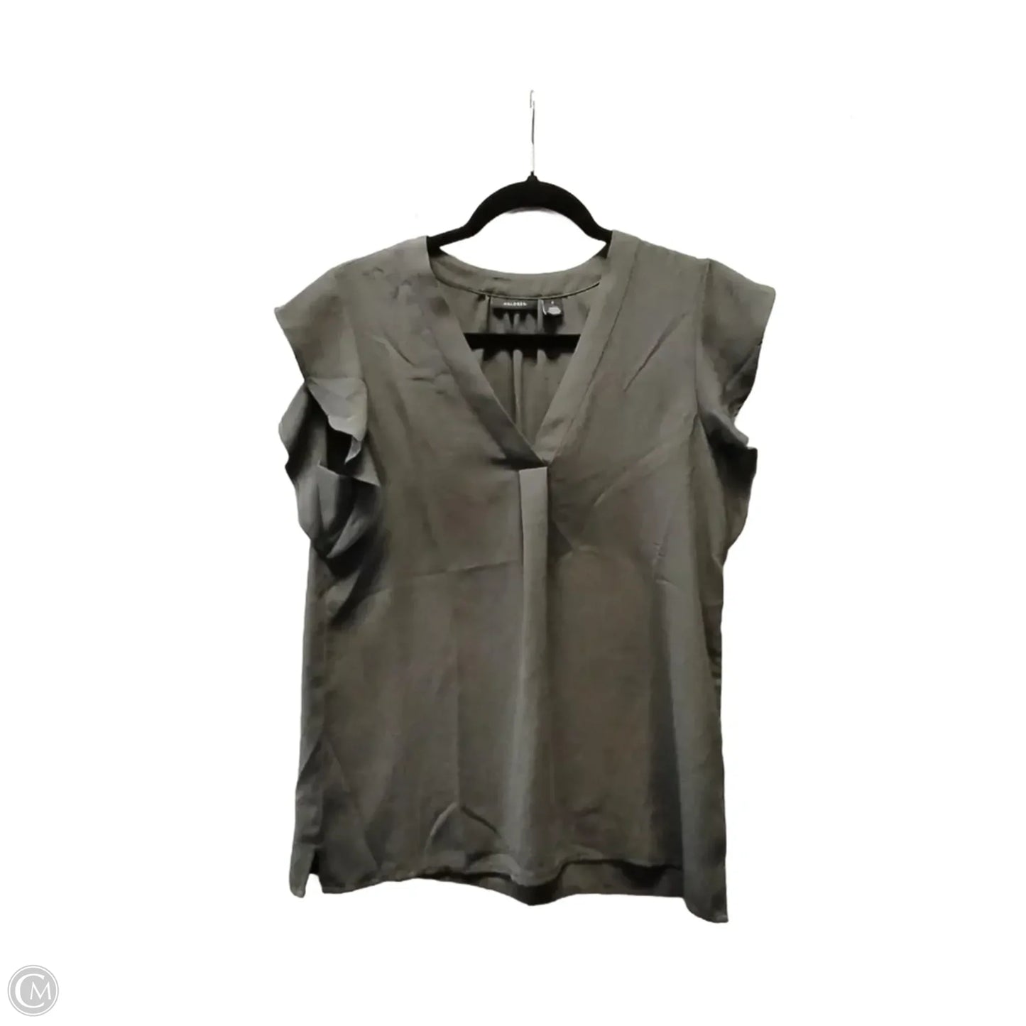 Blouse Short Sleeve By Halogen In Green, Size: S