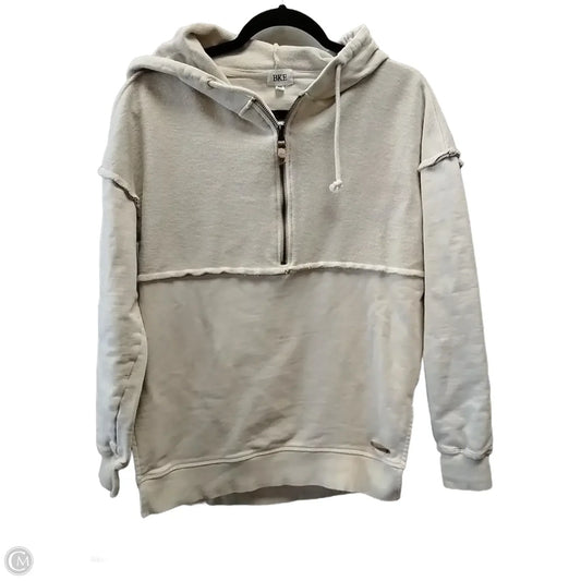 Sweatshirt Hoodie By Bke In Cream, Size: Xs