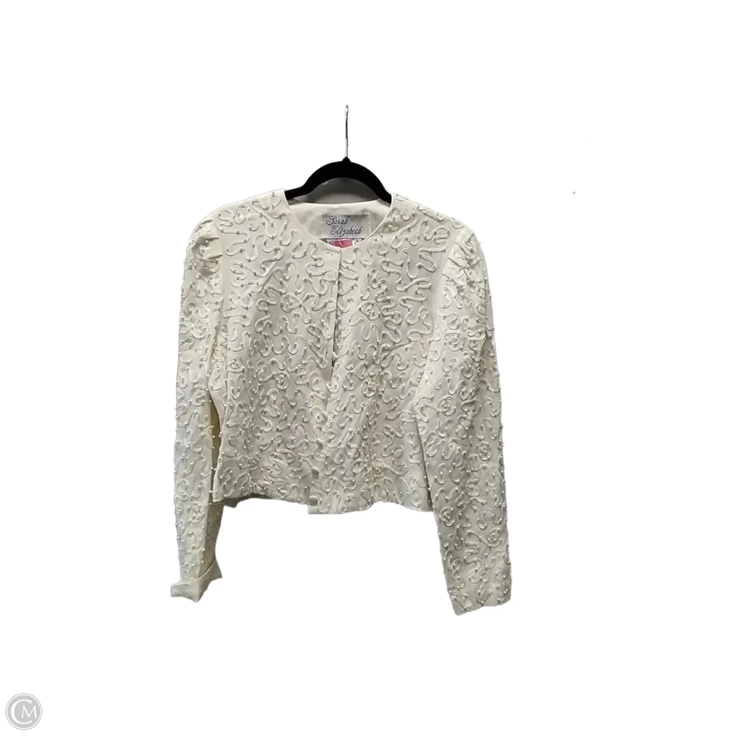 Jacket Other By Clothes Mentor In Cream, Size: 8