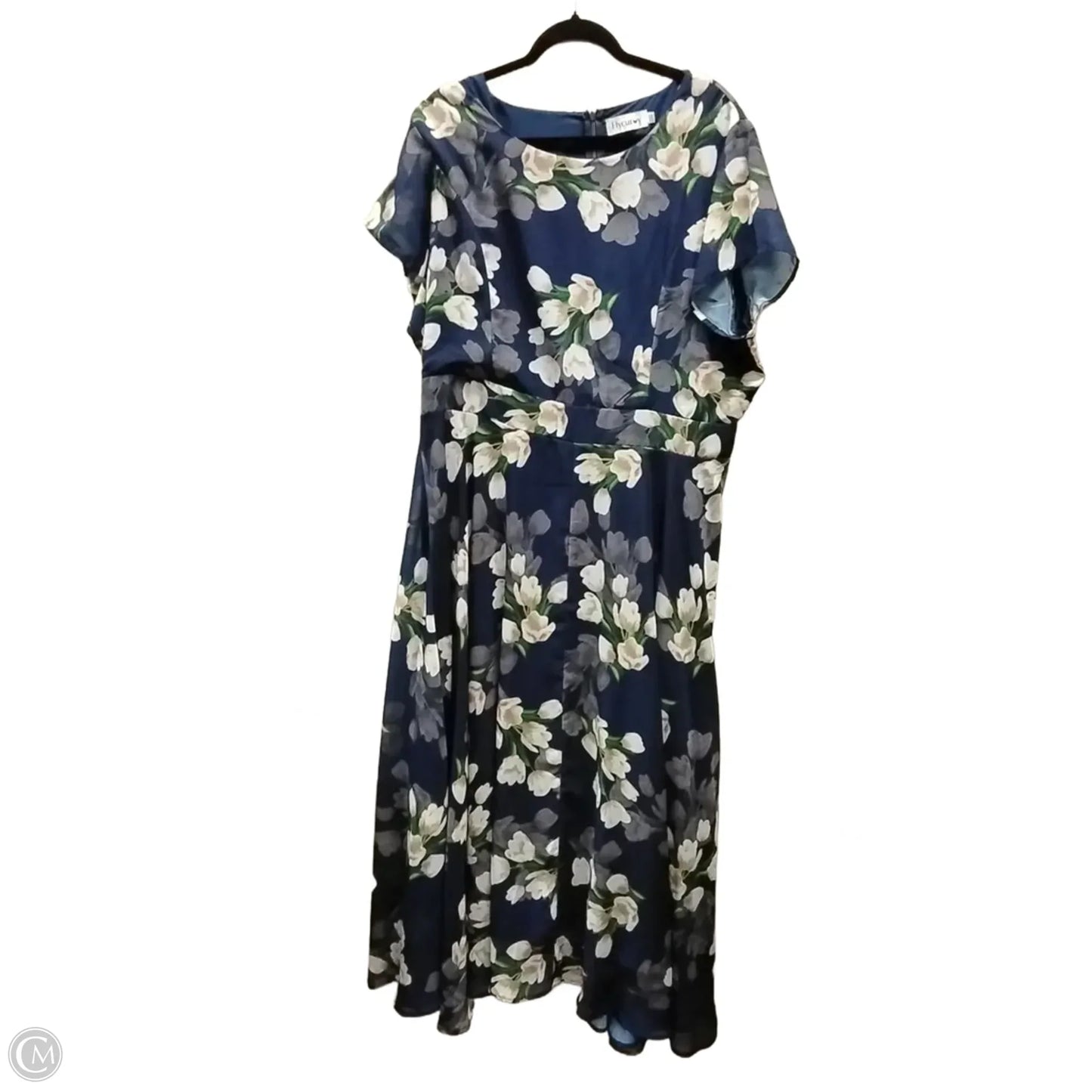 Dress Casual Maxi By Clothes Mentor In Blue, Size: 2x