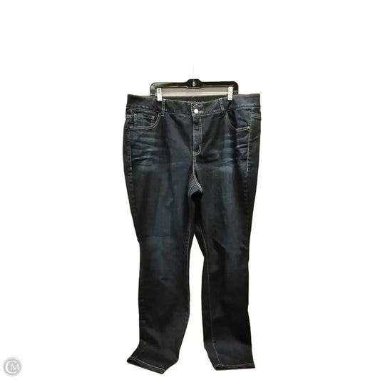 Jeans Skinny By Lane Bryant In Blue Denim, Size: 22