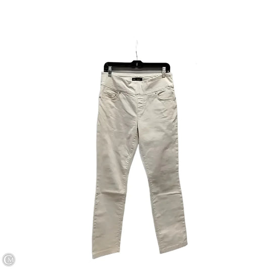 Jeans Skinny By Lee In Cream, Size: 8