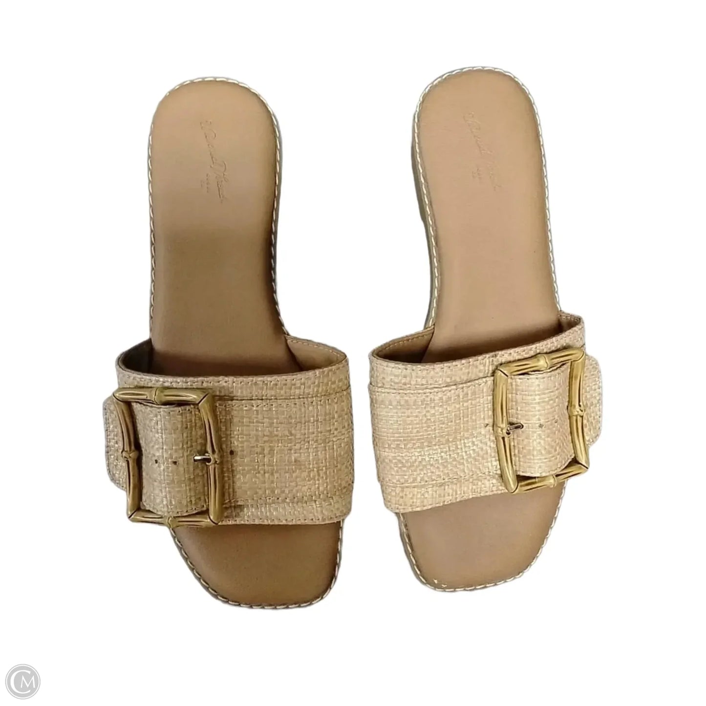 Sandals Flats By Universal Thread In Brown, Size: 7